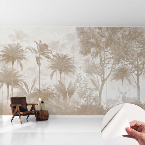 Fotomurale adesivo - Carta da parati adesiva - per la cucina camera da letto per la soggiorno - Paesaggio tropicale 416x254 cm