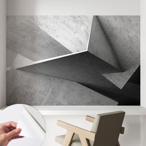Fotomurale adesivo - Carta da parati adesiva - per la cucina camera da letto per la soggiorno - Strutture geometriche 104x70 cm