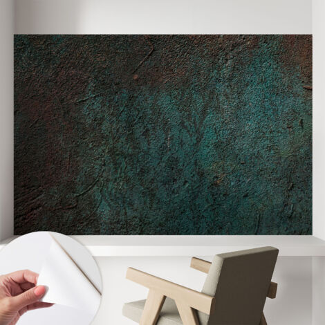 Fotomurale adesivo - Carta da parati adesiva - per la cucina camera da letto per la soggiorno - Superficie rustica 104x70 cm