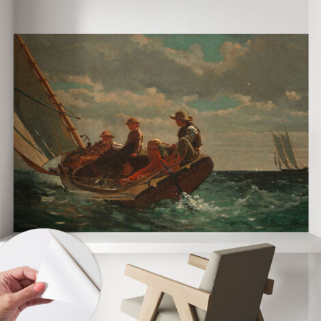 Fotomurale adesivo - Carta da parati adesiva - per la cucina camera da letto per la soggiorno - Viaggio in mare 104x70 cm