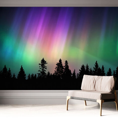 Fotomurale adesivo - murale da parete - Carta da parati autoadesiva - design parete moderno - Cielo magico 312x219 cm