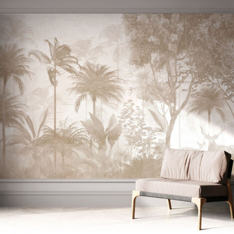 Fotomurale adesivo - murale da parete - Carta da parati autoadesiva - design parete moderno - Paesaggio tropicale 312x219 cm