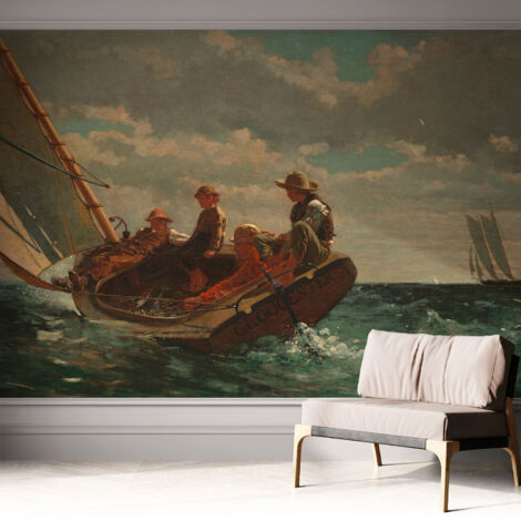 Fotomurale adesivo - murale da parete - Carta da parati autoadesiva - design parete moderno - Viaggio in mare 312x219 cm