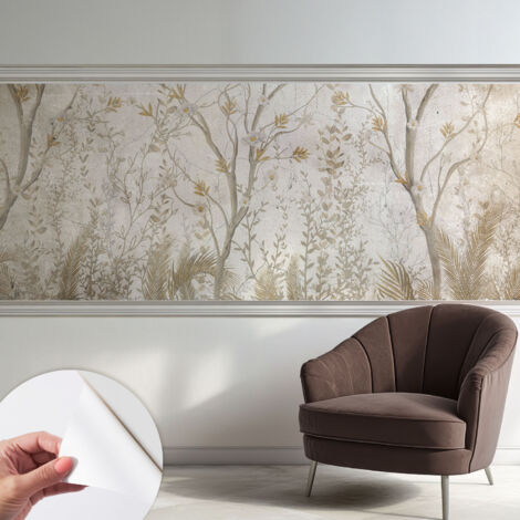 Fotomurale adesivo - parete decorativa - decorazione casa - stile moderno parete - Angolo boschivo 250x104 cm