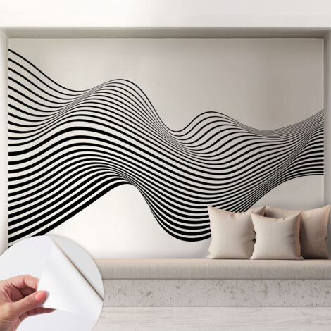 Fotomurale adesivo - parete decorativa - decorazione casa - stile moderno parete - Astrazione dinamica 208x146 cm