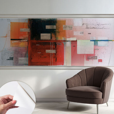 Fotomurale adesivo - parete decorativa - decorazione casa - stile moderno parete - Composizione astratta 250x104 cm