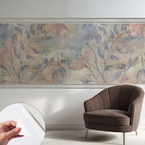 Fotomurale adesivo - parete decorativa - decorazione casa - stile moderno parete - Foglie astratte 250x104 cm