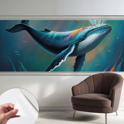 Fotomurale adesivo - parete decorativa - decorazione casa - stile moderno parete - Gigante marino 250x104 cm