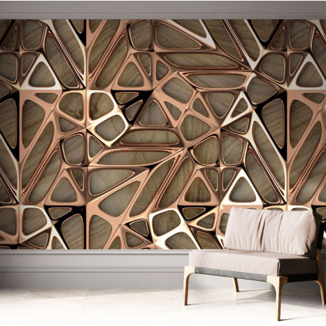 Fotomurale adesivo - parete decorativa - decorazione casa - stile moderno parete - Motivo geometrico 312x219 cm