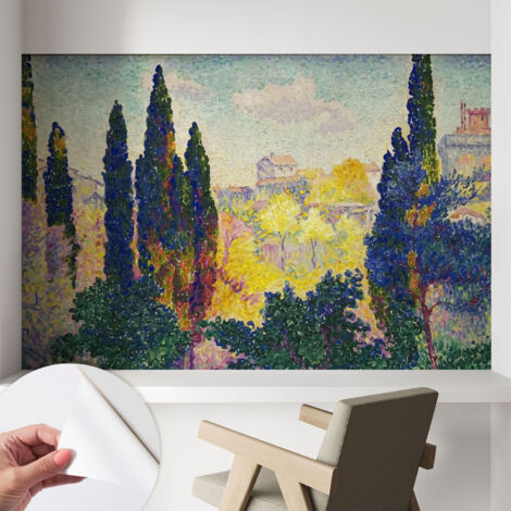 Fotomurale adesivo - parete decorativa - decorazione casa - stile moderno parete - Paesaggi impressionistici 104x70 cm
