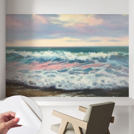 Fotomurale adesivo - parete decorativa - decorazione casa - stile moderno parete - Paesaggio marino 104x70 cm