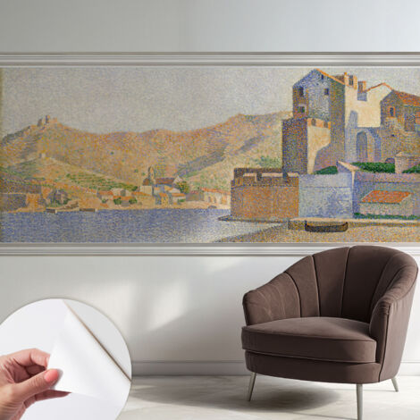 Fotomurale adesivo - parete decorativa - decorazione casa - stile moderno parete - Porto estivo 250x104 cm