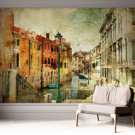 Fotomurale adesivo stickers - murali decorativo - soggiorno moderno - effetto realistico - Impressione urbana 312x219 cm