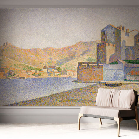 Fotomurale adesivo stickers - murali decorativo - soggiorno moderno - effetto realistico - Porto estivo 312x219 cm