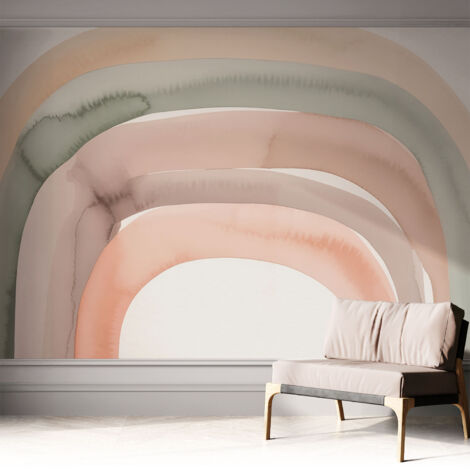 Fotomurale adesivo stickers - per camera da letto - per corridoio - decorazione casa moderna Archi arcobaleno 312x219 cm