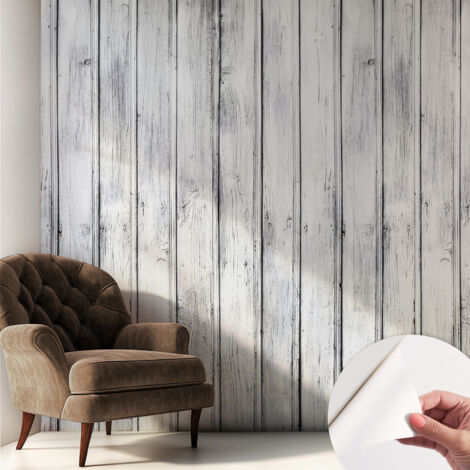 Fotomurale adesivo stickers - per camera da letto - per corridoio - decorazione casa moderna Assi di legno 250x250 cm