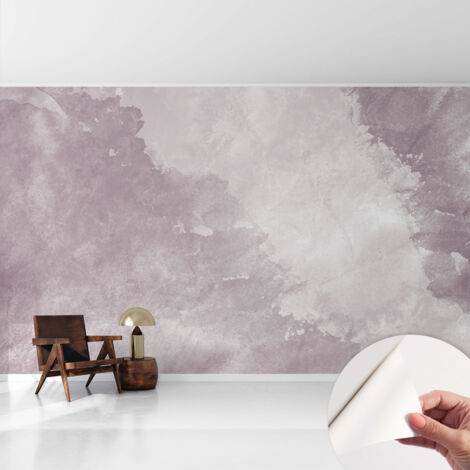 Fotomurale adesivo stickers - per camera da letto - per corridoio - decorazione casa moderna Astrazione viola 416x254 cm