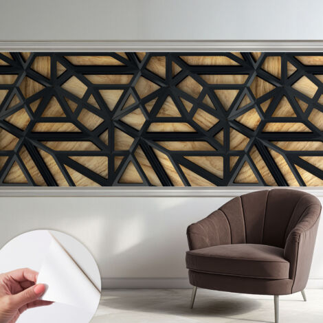 Fotomurale adesivo stickers - per camera da letto - per corridoio - decorazione casa moderna Combinazione geometrica 250x104 cm