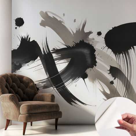 Fotomurale adesivo stickers - per camera da letto - per corridoio - decorazione casa moderna Espressione astratta 250x250 cm