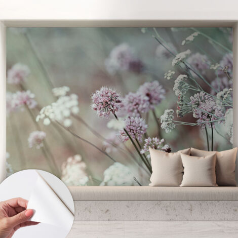Fotomurale adesivo stickers - per camera da letto - per corridoio - decorazione casa moderna Fiori di campo 208x146 cm