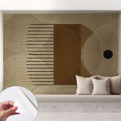 Fotomurale adesivo stickers - per camera da letto - per corridoio - decorazione casa moderna Geometria dell'armonia 208x146 cm