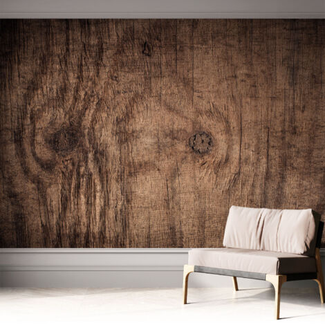 Fotomurale adesivo stickers - per camera da letto - per corridoio - decorazione casa moderna Legno rustico 312x219 cm