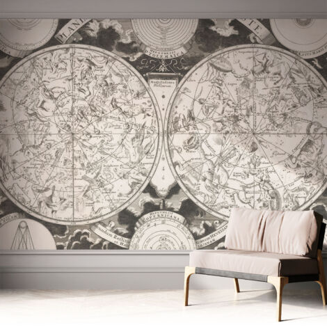 Fotomurale adesivo stickers - per camera da letto - per corridoio - decorazione casa moderna Mappa stellare 312x219 cm