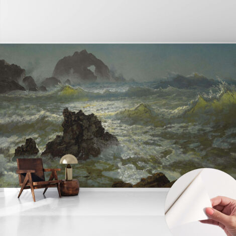 Fotomurale adesivo stickers - per camera da letto - per corridoio - decorazione casa moderna Mare in tempesta 416x254 cm