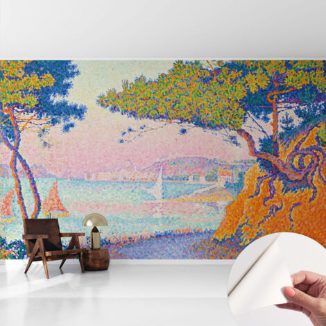 Fotomurale adesivo stickers - per camera da letto - per corridoio - decorazione casa moderna Paesaggio colorato 416x254 cm