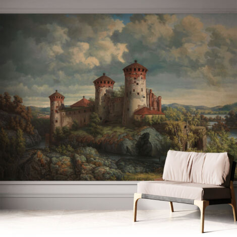 Fotomurale adesivo stickers - per camera da letto - per corridoio - decorazione casa moderna Paesaggio romantico 312x219 cm