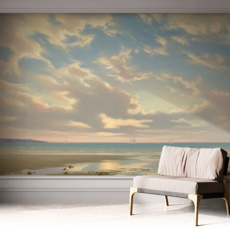 Fotomurale adesivo stickers - per camera da letto - per corridoio - decorazione casa moderna Riva tranquilla 312x219 cm