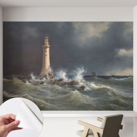 Fotomurale adesivo stickers - per camera da letto - per corridoio - decorazione casa moderna Tempeste marine 152x104 cm