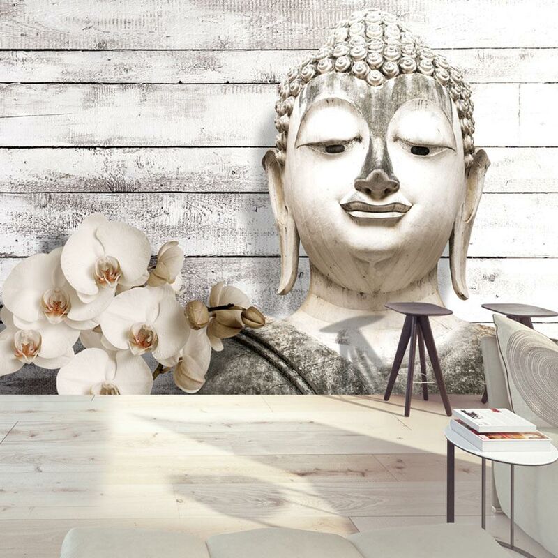 Fotomurale - Buddha Sorridente 400x280cm Carta da