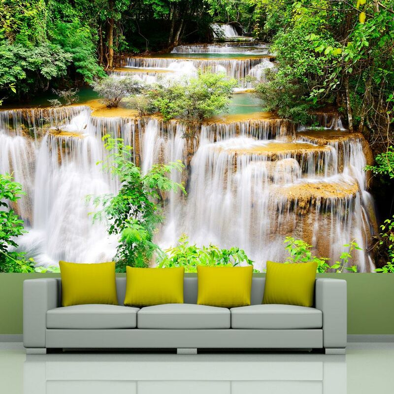 Fotomurale - Cascata Tailandese 400x280cm Carta da...