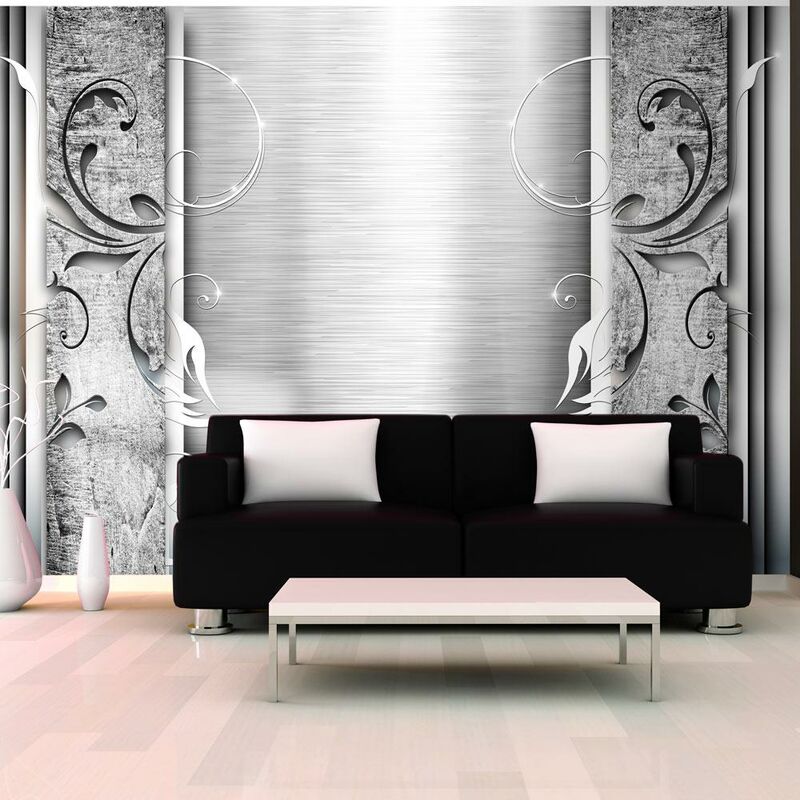 Fotomurale - Foglie Dacciaio 350x245cm Carta da