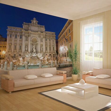 Fotomurale - Fontanna Di Trevi - Roma Carta Da Parato Erroi