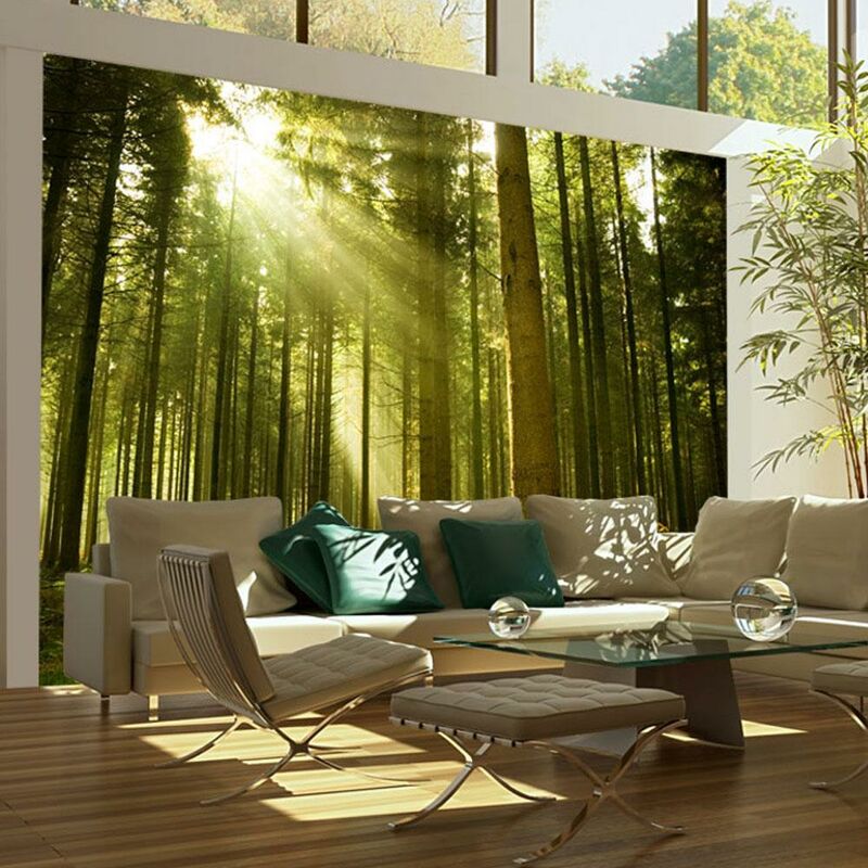 Fotomurale - Foresta di Pini 350x270cm Carta da