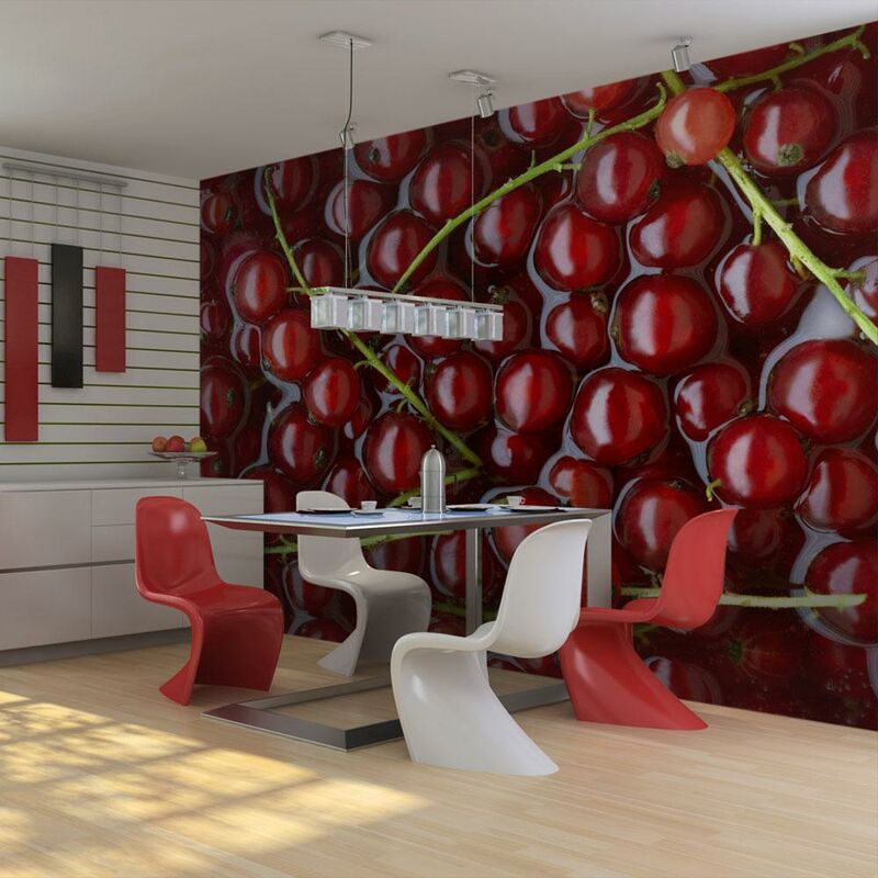 Erroi - Fotomurale - Ribes Bagnati da Uno Specchio...