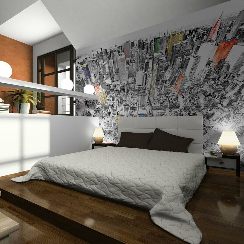 Fotomurale - Schizzo con New York 400x309cm Carta