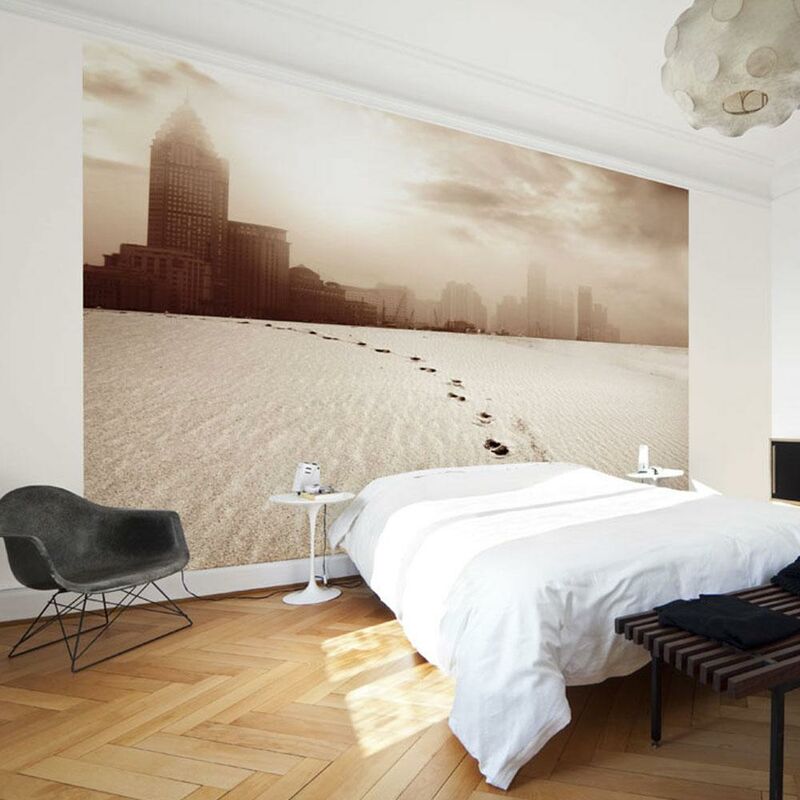 Fotomurale - Verso la Grande Città 350x270cm Carta...