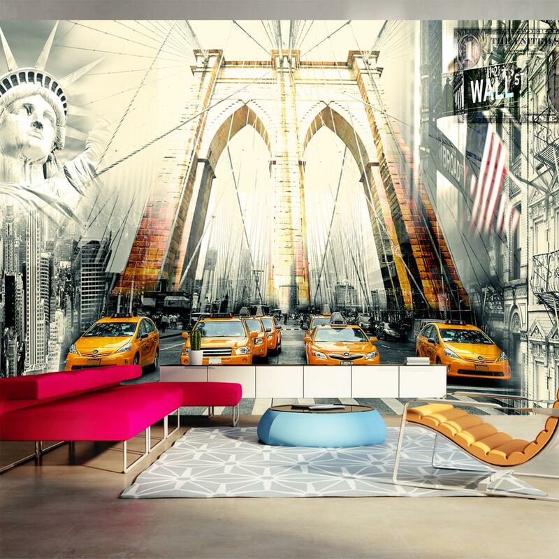 Fotomurale - Vita di Città 450x280cm Carta da