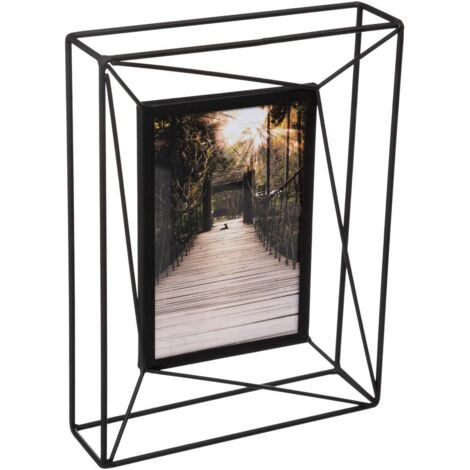 Fotorahmen - schwarz - Drahtmetall 10x15 cm
