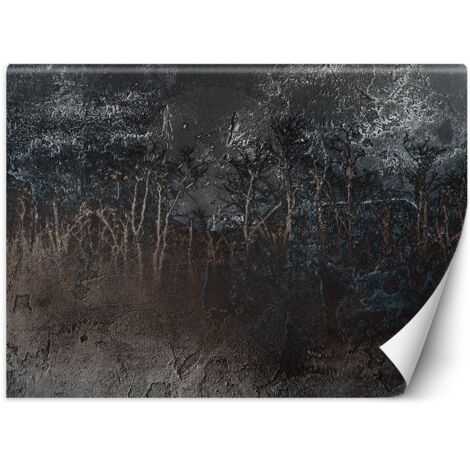 Fototapete Abstrakt Baum Ölgemälde Landschaft 100x70 cm