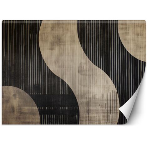 Fototapete Abstrakte Retro-Formen 100x70 cm