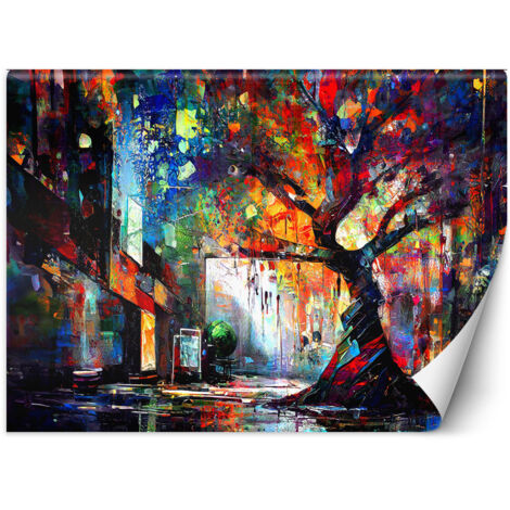 Fototapete Abstrakter Baum 350x245 cm
