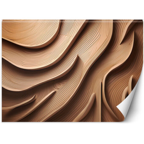 Fototapete Abstraktes Holz 3D 150x105 cm