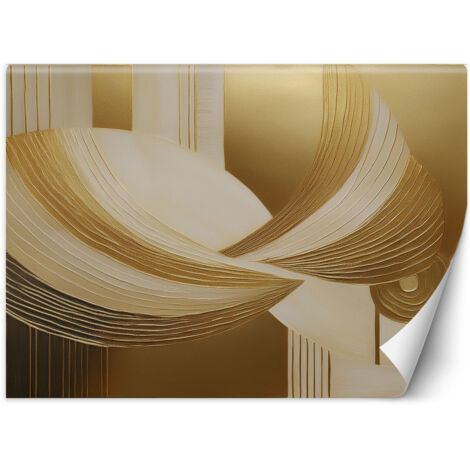 Fototapete Abstraktion Gold 3D 100x70 cm