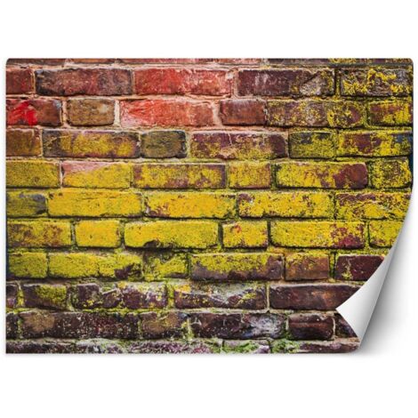 Fototapete, Alte Backsteinmauer - 200x140
