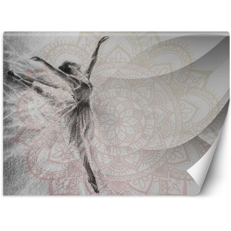 Fototapete Ballerina-Mandala 100x70 cm