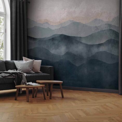 Fototapete – Blaue Berge